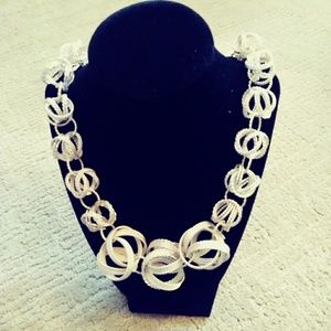 Silvertone Necklace.. I have owned this for along